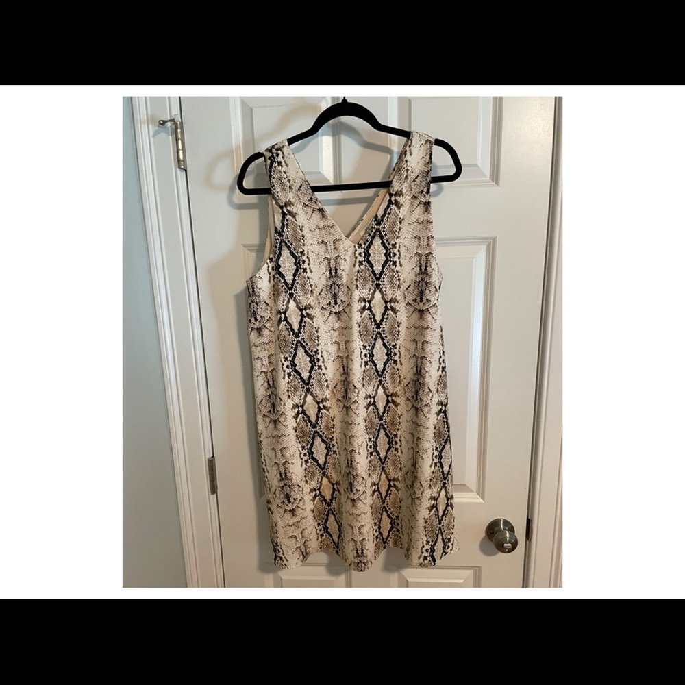Python mini dress